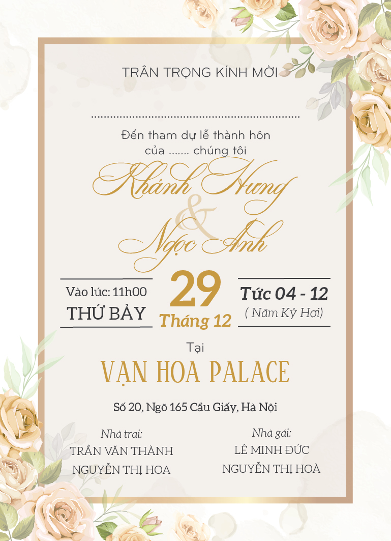 Thiệp cưới hiện đại Miền Bắc 13 x 18 Q2 3d-01